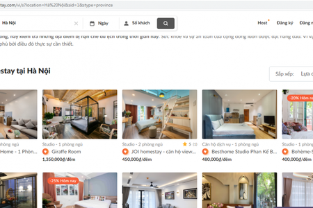 Hà Nội sẽ rà soát, thu thuế với cá nhân cho thuê nhà qua Booking.com, Agoda