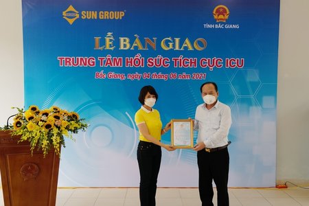 Sun Group bàn giao Trung tâm Hồi sức tích cực hiện đại nhất miền bắc