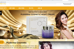 Mỹ phẩm Hàn Quốc Puderma bán hàng “chui” trên website thương mại điện tử