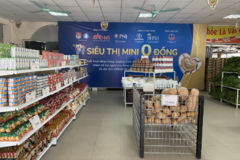 Ra mắt siêu thị 0 đồng hỗ trợ người có hoàn cảnh khó khăn trong Covid-19 tại Hà Nội