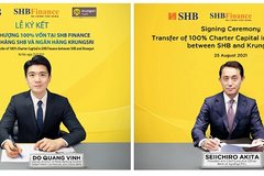 SHB sẽ chuyển nhượng 100% vốn tại SHB Finance cho đối tác ngoại