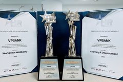 VPBank được vinh danh là ngân hàng tốt nhất về ''Đào tạo và Phát triển nhân viên''