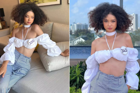 Thí sinh khuyết tật tay gây ấn tượng tại Miss Universe Vietnam 2022