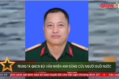 Trung tá Quân đội Nhân dân Việt Nam hy sinh khi cứu người bị đuối nước
