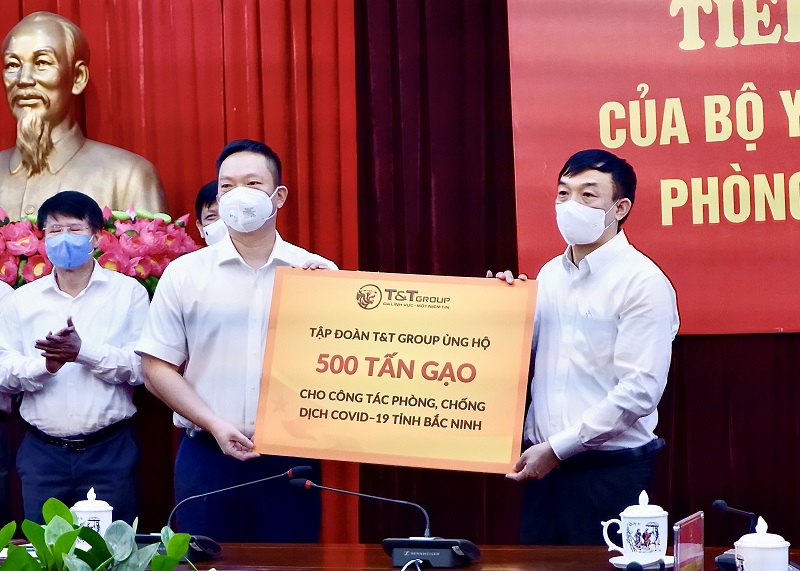 T&T Group ủng hộ 1.000 tấn gạo và 5 tỷ đồng