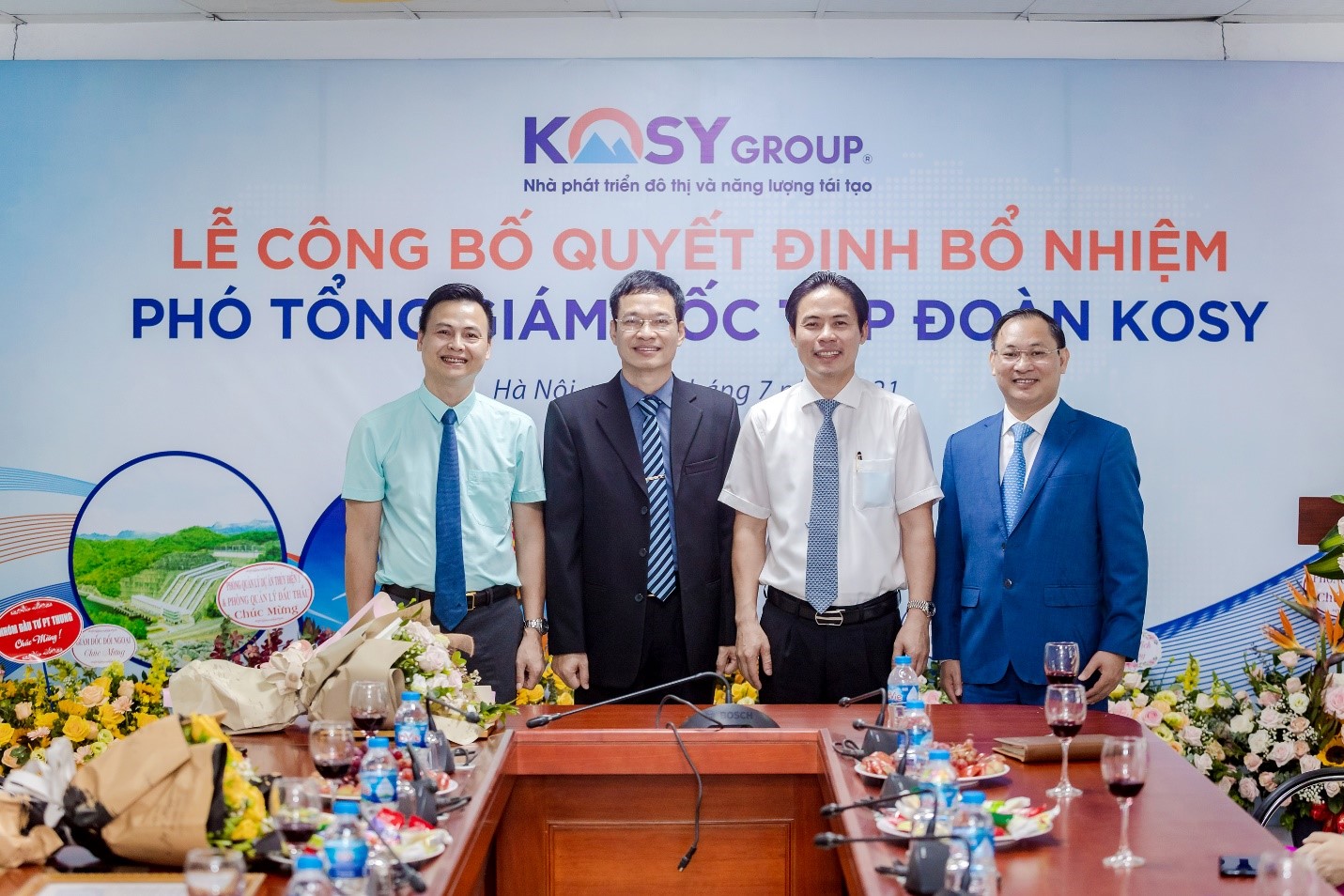 Tập đoàn Kosy bổ nhiệm thêm ba Phó Tổng Giám đốc phụ trách một số lĩnh vực hoạt động
