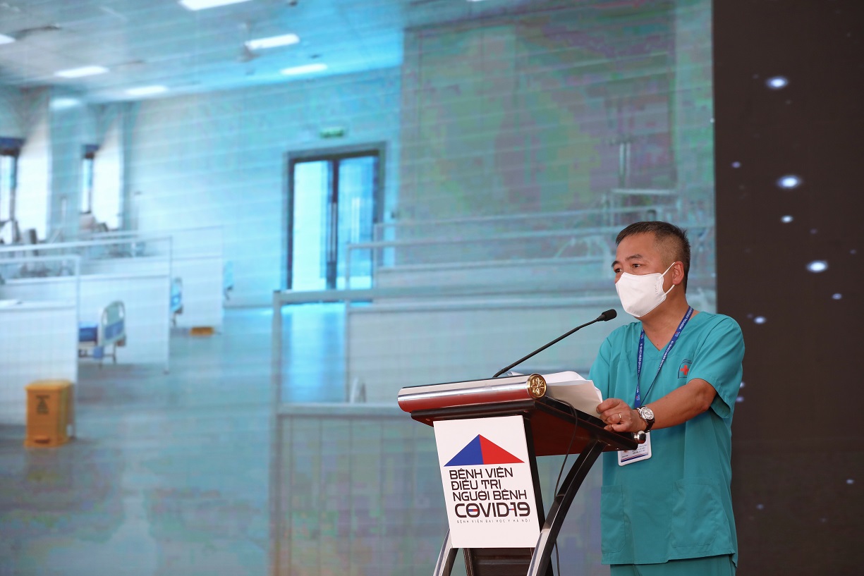 Bệnh viện điều trị Covid-19 - Y Hà Nội chính thức khánh thành, Sun Group tài trợ 100 tỷ đồng