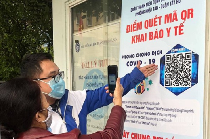 Hàng quán Hà Nội phải tạo QR Code để khách khai báo y tế