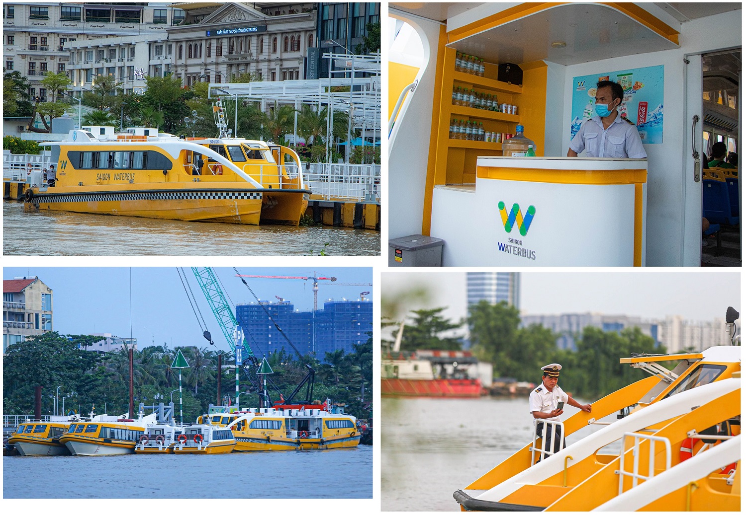 TP.HCM: Ngắm thành phố trên sông bằng Waterbus