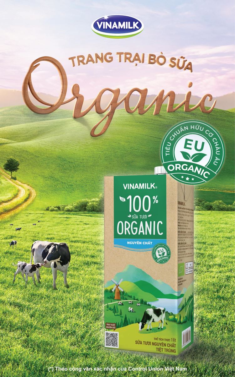Sữa tươi Vinamilk Organic không đường là lựa chọn an toàn và hợp lý giúp thai kỳ khỏe mạnh.