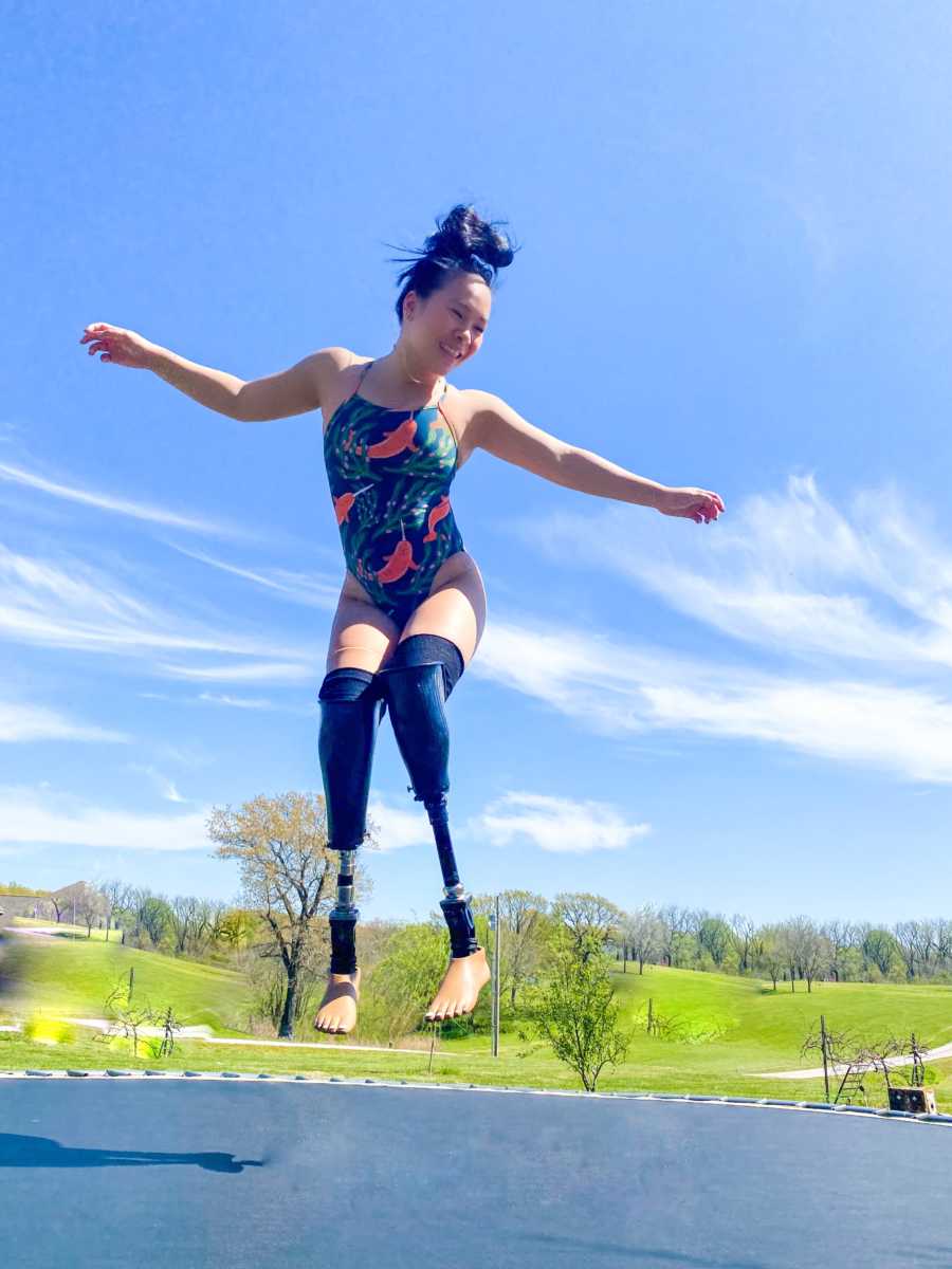 Cô gái gốc Việt không chân và hành trình thành vận động viên bơi lội thế giới