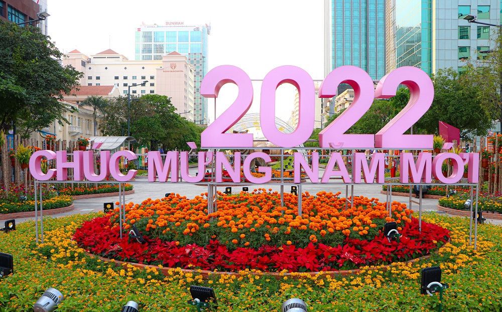 Khai mạc Đường hoa Nguyễn Huệ Tết Nguyên Đán Nhâm Dần 2022