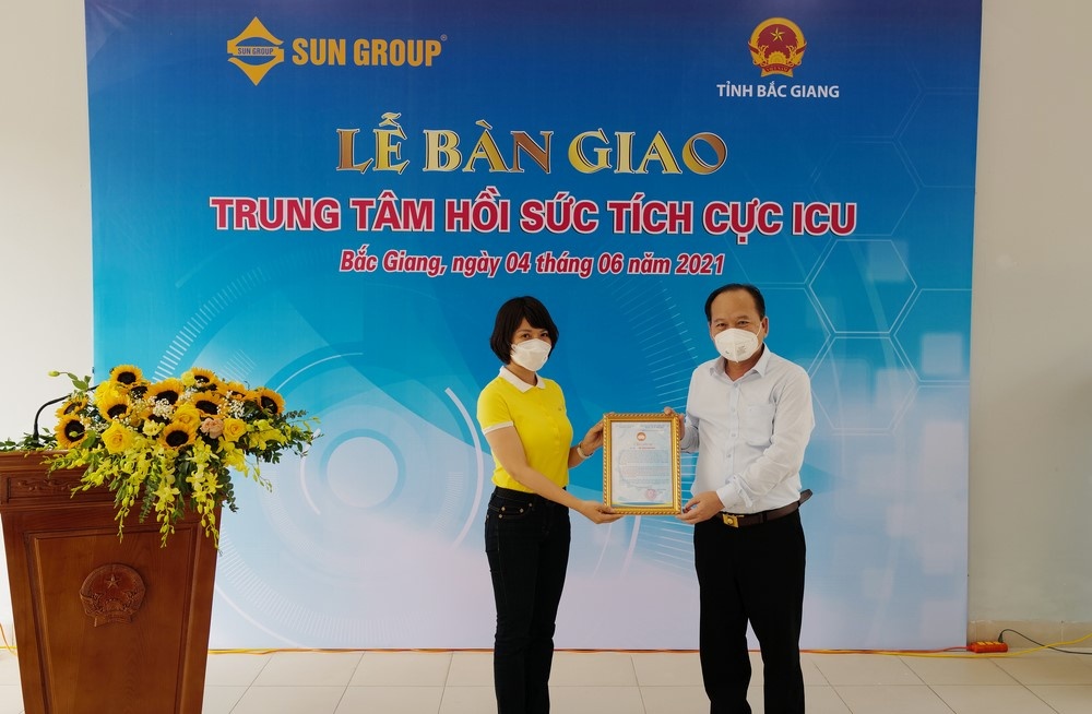 Sun Group bàn giao Trung tâm Hồi sức tích cực hiện đại nhất miền bắc